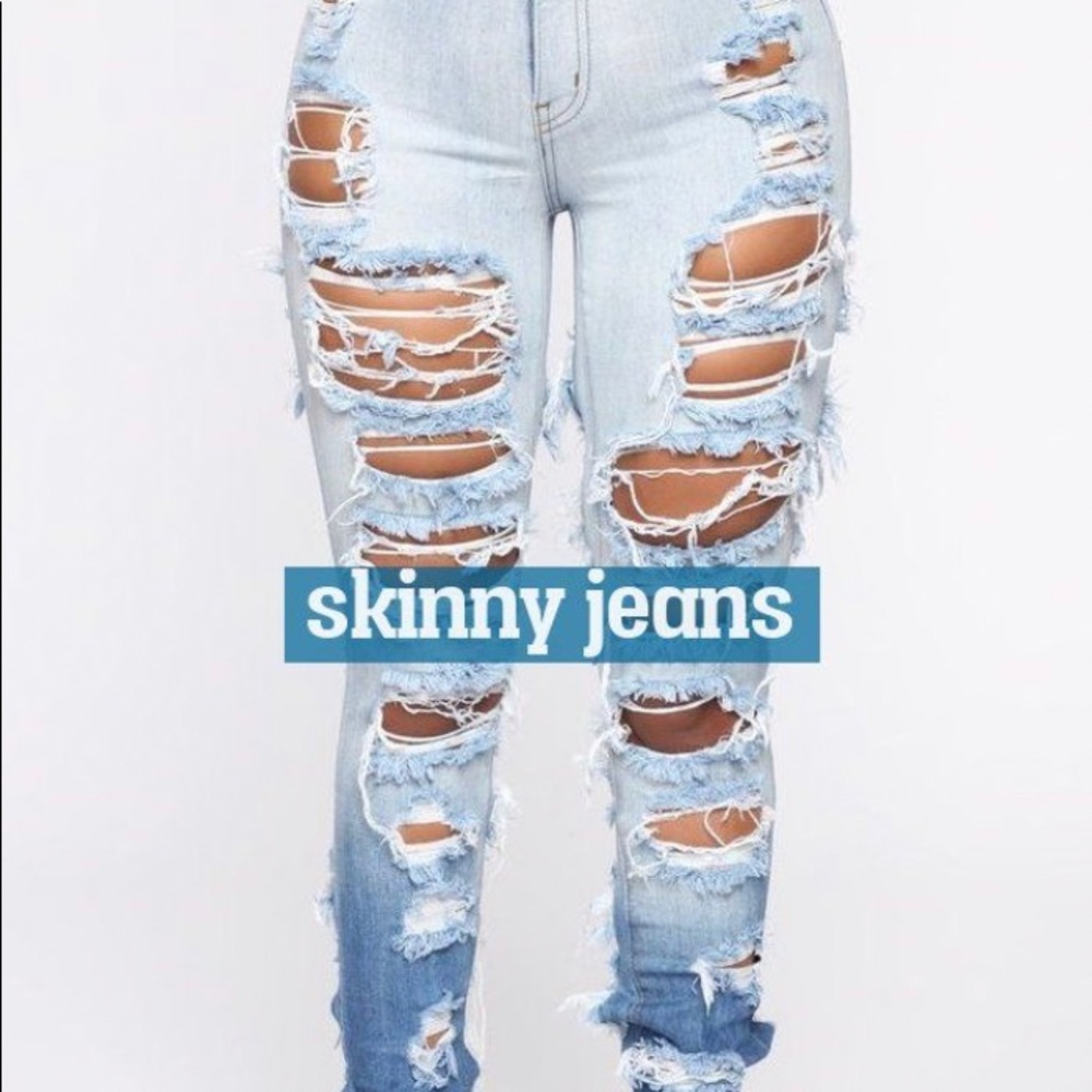 ripped skinny jeans